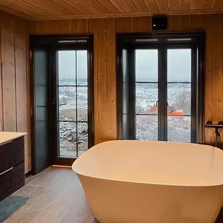 Cozy Modern With Outstanding View In Sogn 度假居 Hafslo