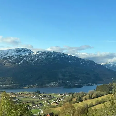 度假居 Cozy Modern With Outstanding View In Sogn *