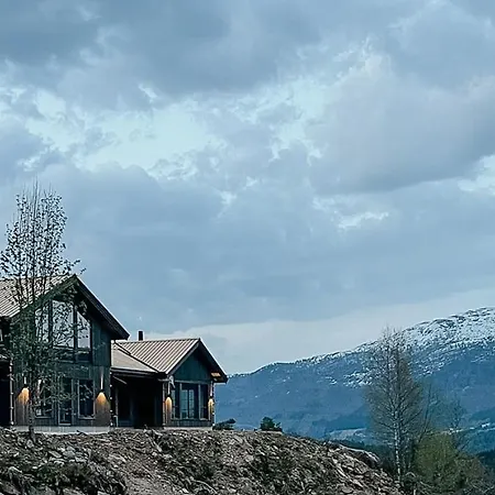 Cozy Modern With Outstanding View In Sogn 度假居 Hafslo