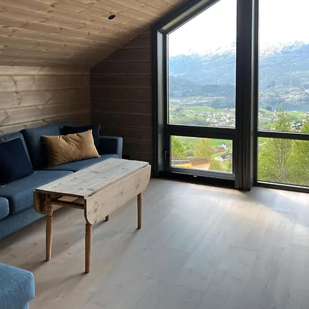 Cozy Modern With Outstanding View In Sogn 度假居 Hafslo
